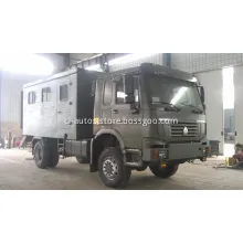 Sinotruk HOWO 4WD Military Mobile Workshop Service Truck